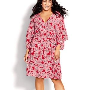 Avenue Day Date Mini Dress - pink floral